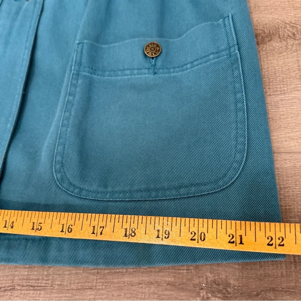 Vintage Denim Co Jacket Chore Barn Coat Adult S Flannel Lined Corduroy 90s Green - Picture 13 of 14